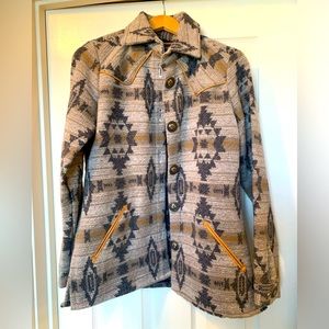 Cruel Girl Southwest Pattern Coat Small